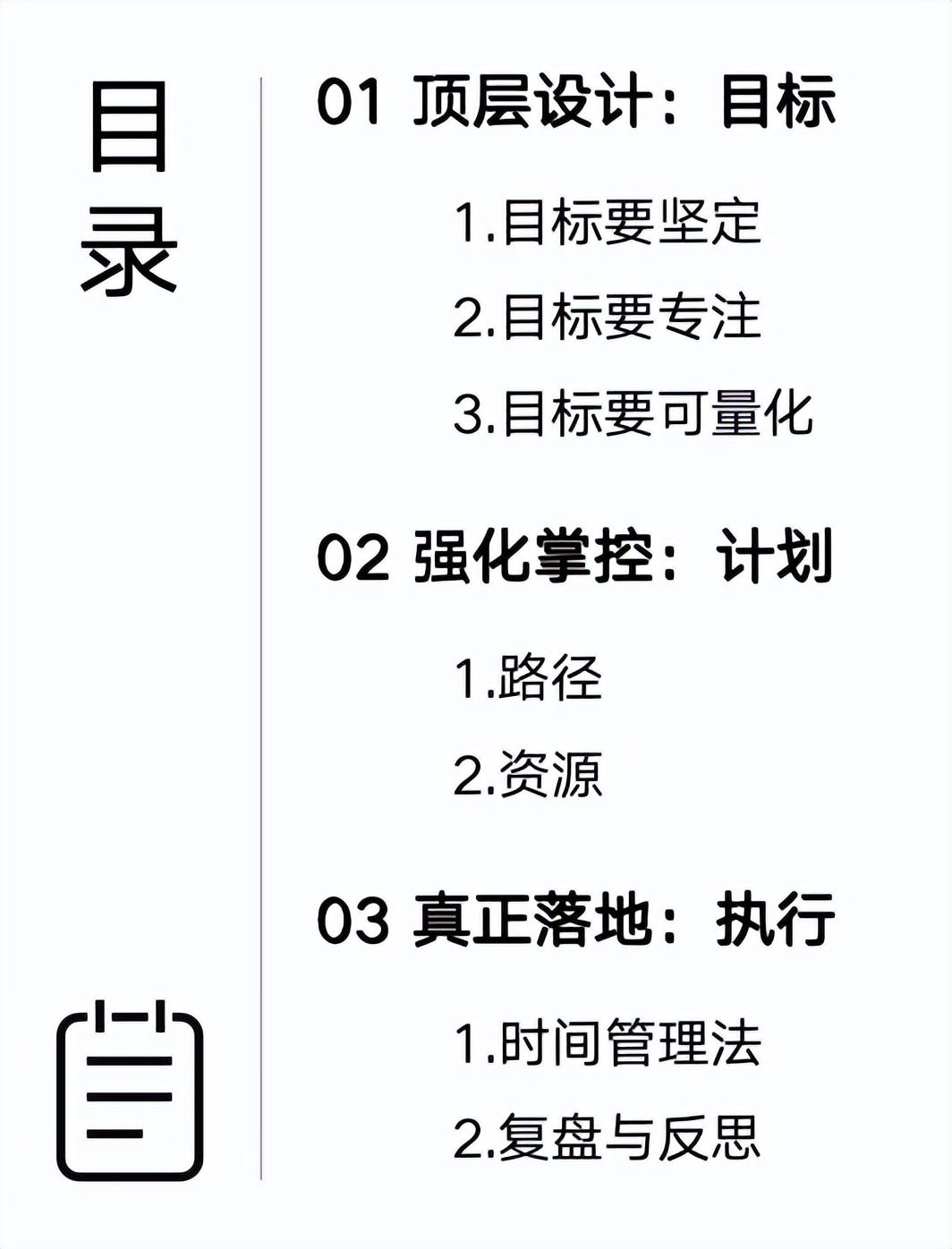 目標(biāo)、計(jì)劃與執(zhí)行